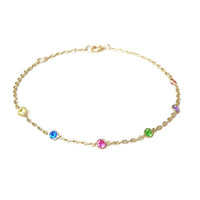 Multi-Gem Bracelet