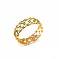 Gemstone & Diamond Ring