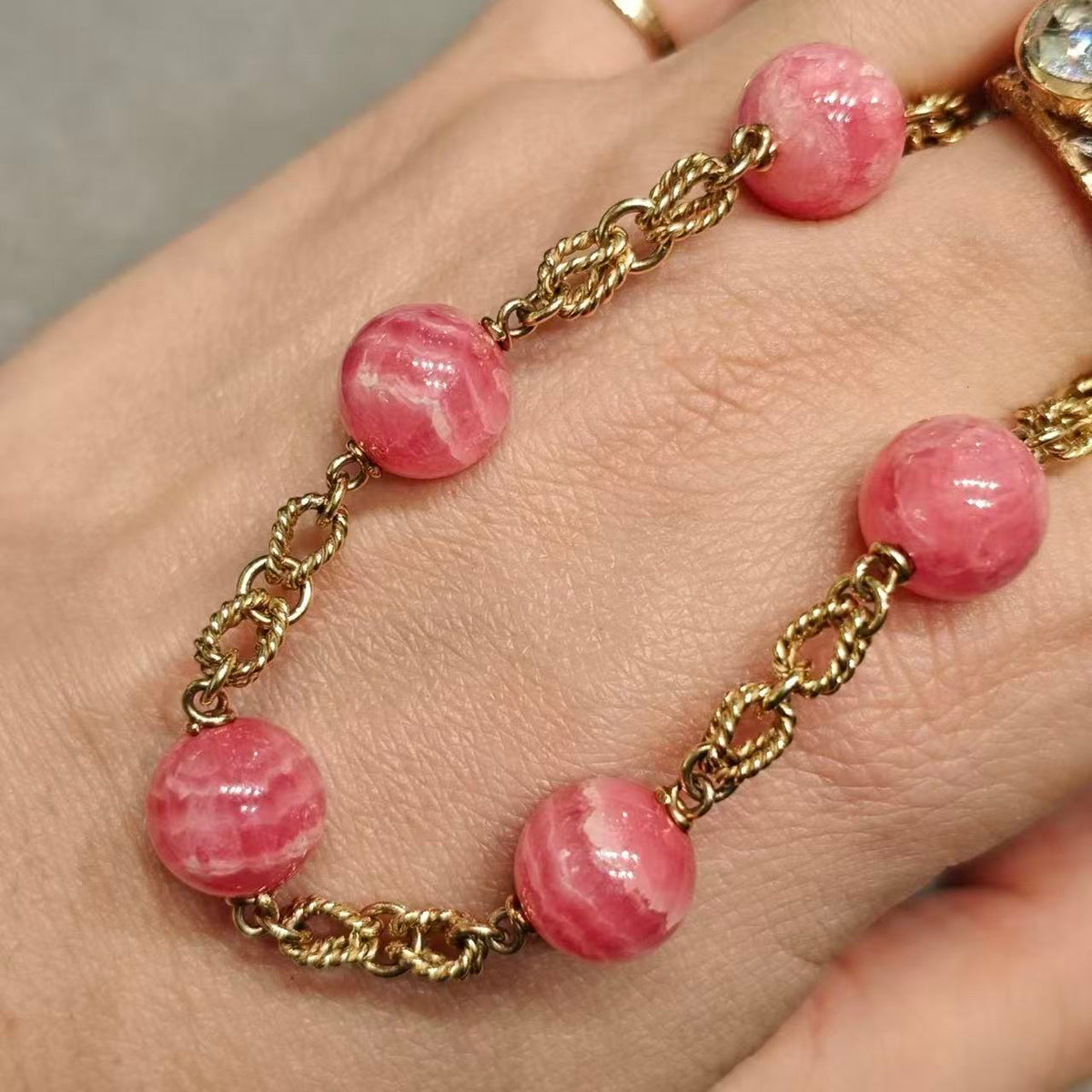 Rhodochrosite Bracelet